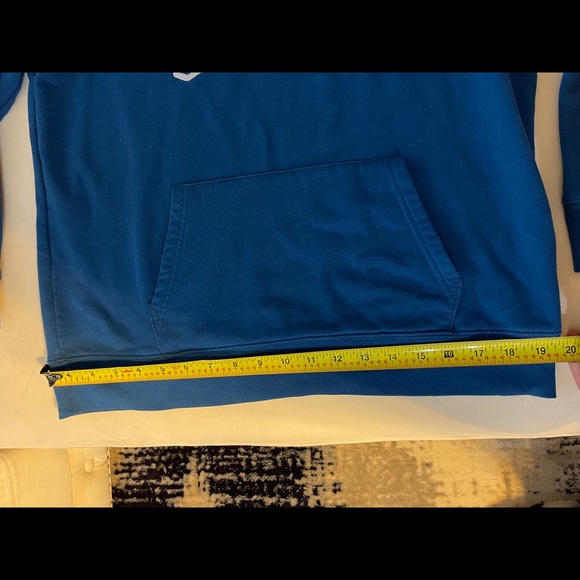 Ladies GAP teal blue hoodie, size large - Picture 6 of 6
